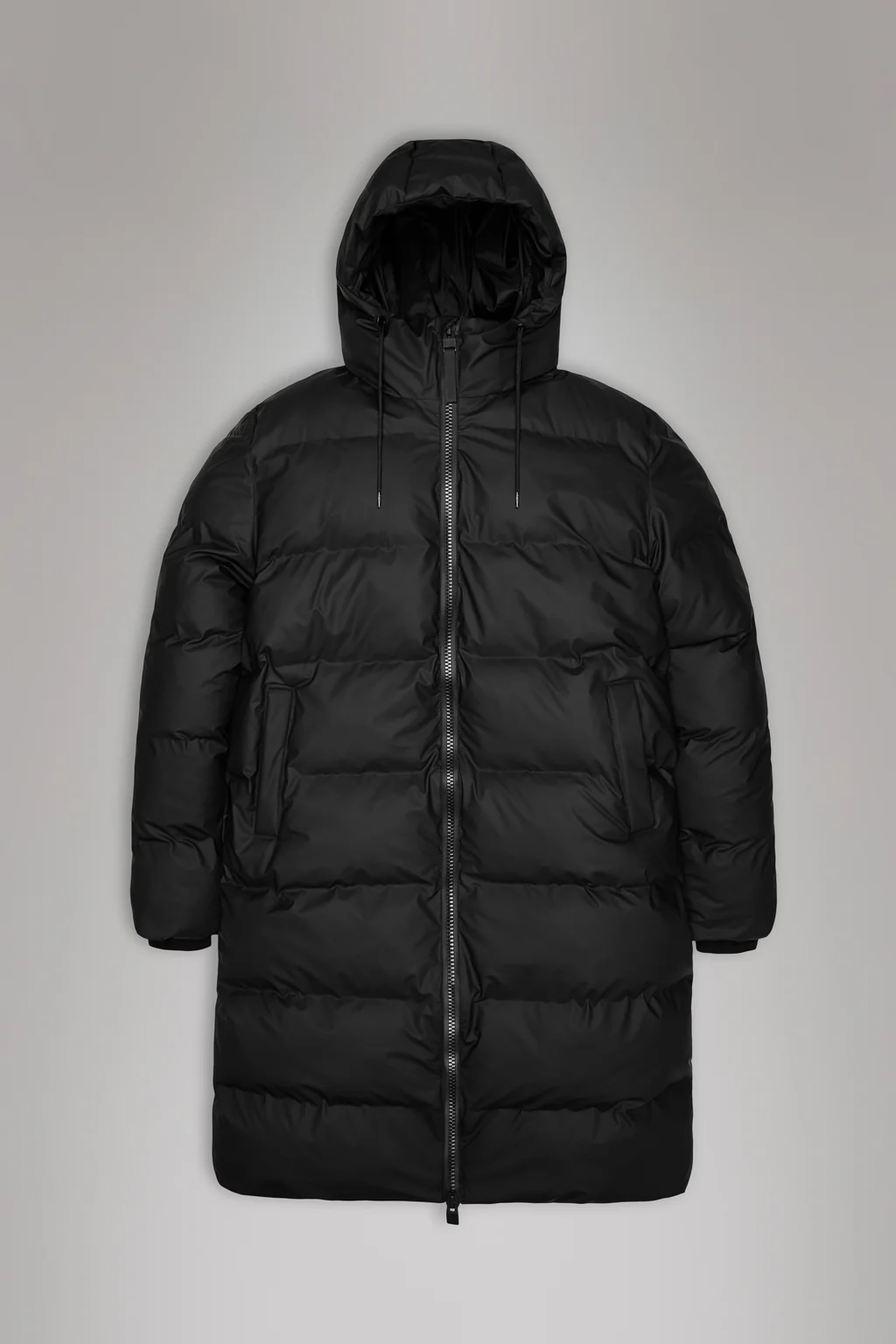 Alta Longer Puffer Jacket - BLACK
