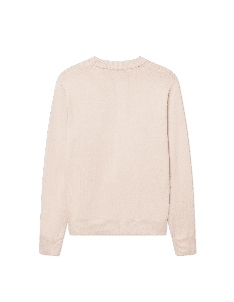 Gary Patch Crewneck Knit - ivory - Billede 2
