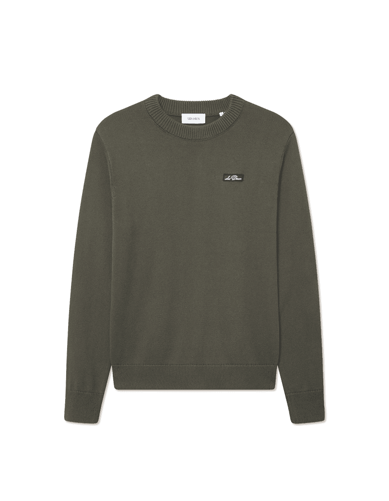 Gary Patch Crewneck Knit - green