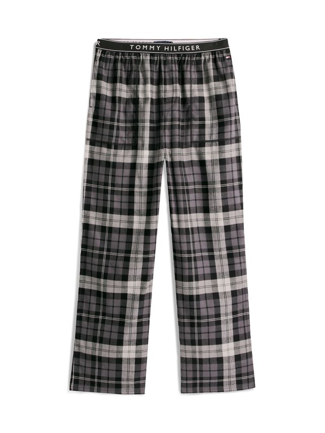 FLANNEL PJ PANT WB - black
