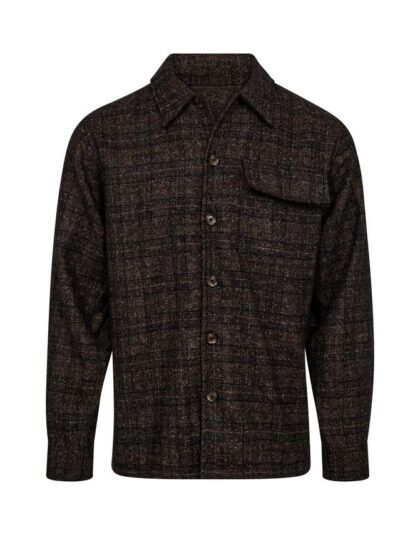 Mens overshirt - brown