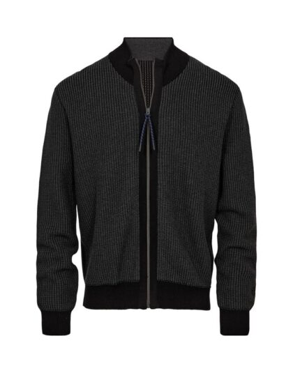 Cardigan modern fit - black